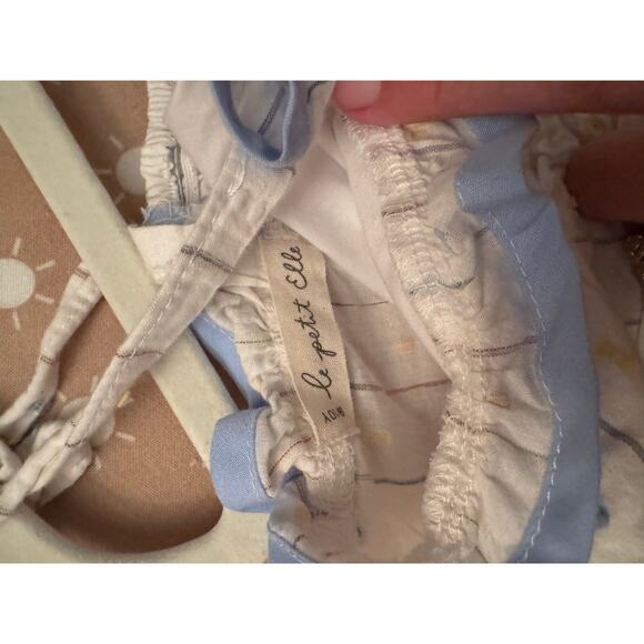 Le Petit Elle smocked / tutu swiss dot sunsuit dress / 9/10 Boutique small shop - Picture 3 of 4